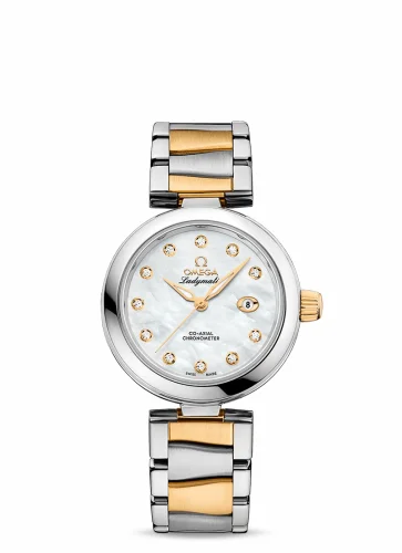 Omega LadyMatic Co-Axial 34 Stainless Steel / Yellow Gold / MOP / Bracelet 425.20.34.20.55.003 (42520342055003)